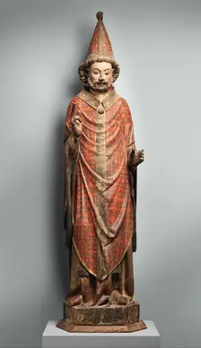Saint Peter as the First Pope, Catalan, before 1348. Creator: Unknown