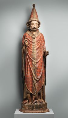 Saint Peter as the First Pope, Catalan, before 1348. Creator: Unknown