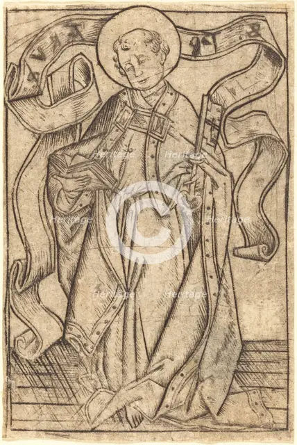 Saint Peter, c. 1465. Creator: Israhel van Meckenem.