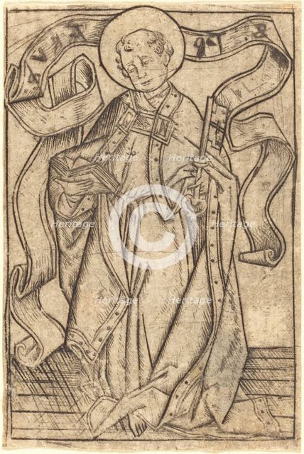 Saint Peter, c. 1465. Creator: Israhel van Meckenem.