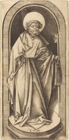 Saint Peter, c. 1490/1503. Creator: Israhel van Meckenem