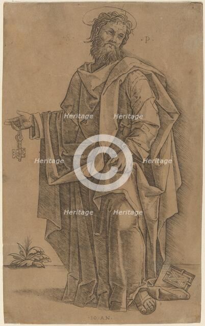 Saint Peter, c. 1507. Creator: Giovanni Antonio da Brescia.