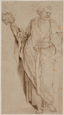 Saint Peter, c1575. Creator: Orazio Samacchini