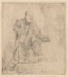 Saint Peter in Penitence, 1645. Creator: Rembrandt Harmensz van Rijn