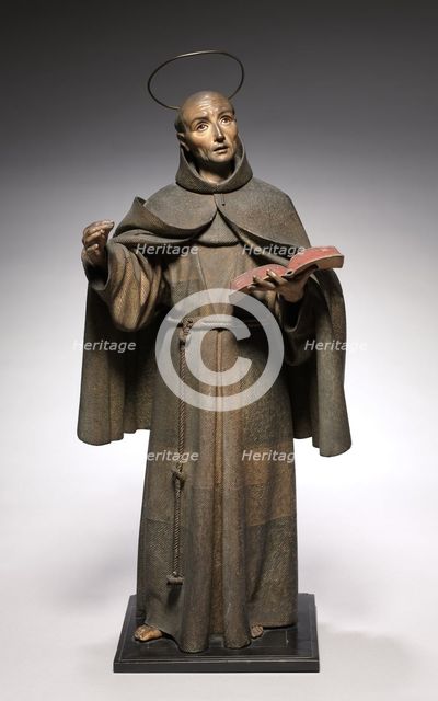 Saint Peter of Alcántara, c. 1663-1670. Creator: Pedro de Mena (Spanish, 1628-1688); Workshop, and.
