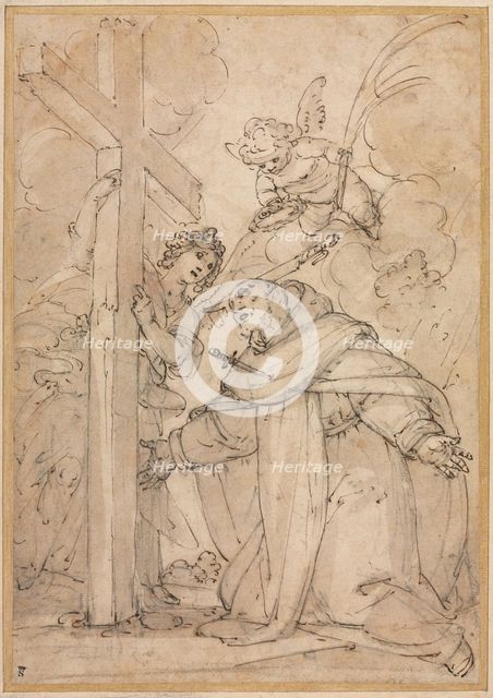 Saint Peter Martyr, 16th Century?. Creator: Giovanni Battista Paggi (Italian, 1554-1627).