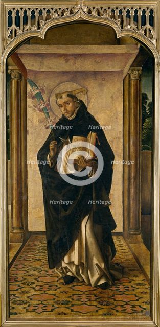 Saint Peter Martyr, between c1493 and c1499. Creator: Pedro Berruguete.