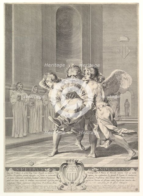 Saint Peter Nolasque, 1627. Creator: Claude Mellan.