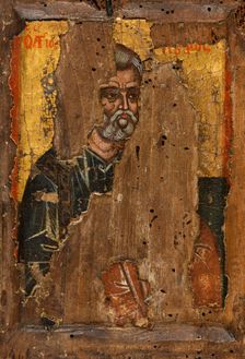 Saint Peter, Saint Vincent and Saint Victor, between 1500 and 1600. Creator: Greek School
