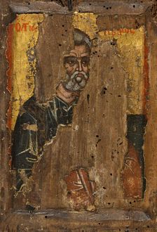 Saint Peter, Saint Vincent and Saint Victor, between 1500 and 1600. Creator: Greek School