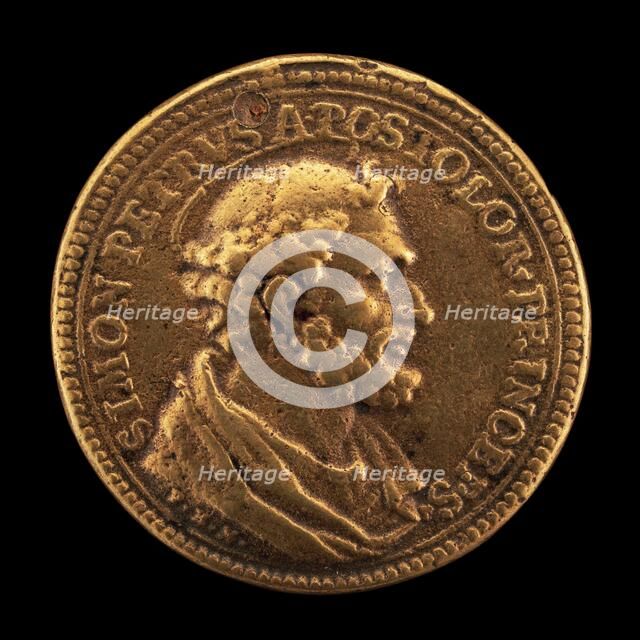 Saint Peter, Prince of Apostles, c. 1700. Creator: Philipp Heinrich Müller.