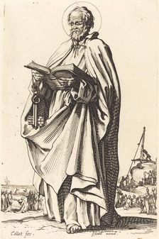 Saint Peter, published 1631. Creator: Jacques Callot