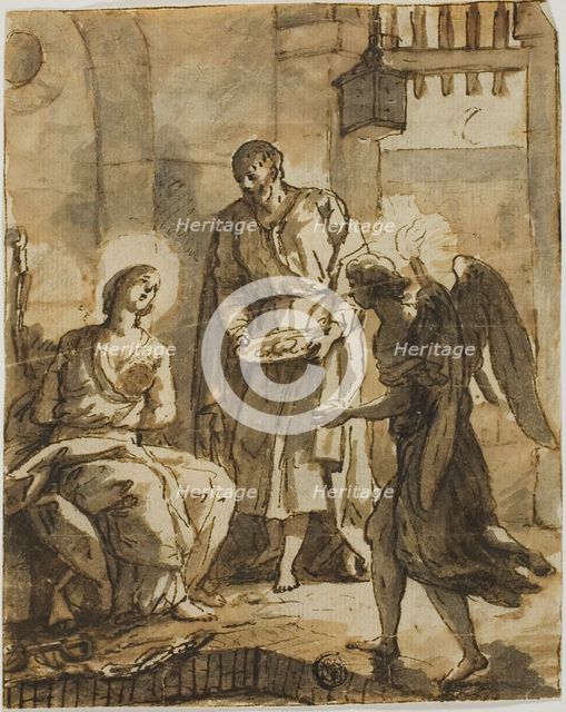 Saint Peter Visiting Saint Agatha in Prison and Healing her Wounds, n.d. Creator: Anton Raphael Mengs.