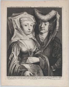 Saint Pepin I and his daughter, Saint Begga, ca. 1645-72. Creator: Franciscus van der Steen