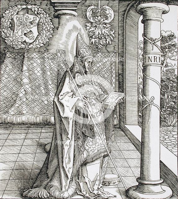 Saint Pharahildis, c1510. Creator: Leonhard Beck.