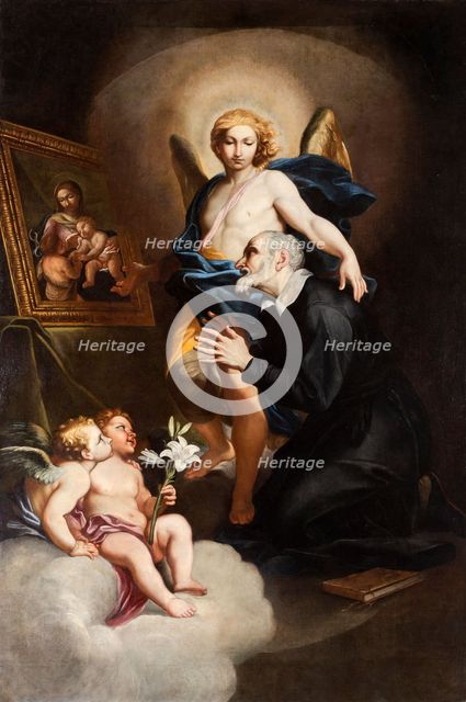 Saint Philip Neri in prayer, 1670. Creator: Maratta, Carlo (1625-1713).