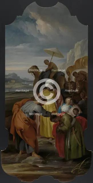 Saint Philip Baptizes the Eunuch, 1748. Creator: Jacob de Wit.