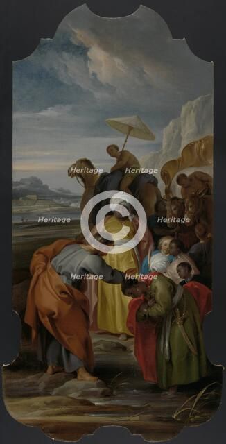 Saint Philip Baptizes the Eunuch, 1748. Creator: Jacob de Wit.