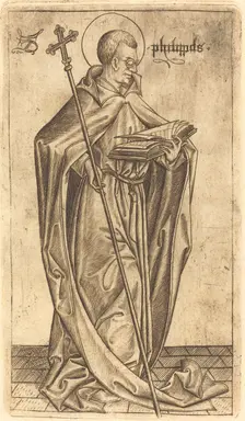 Saint Philip, c. 1470/1480. Creator: Israhel van Meckenem