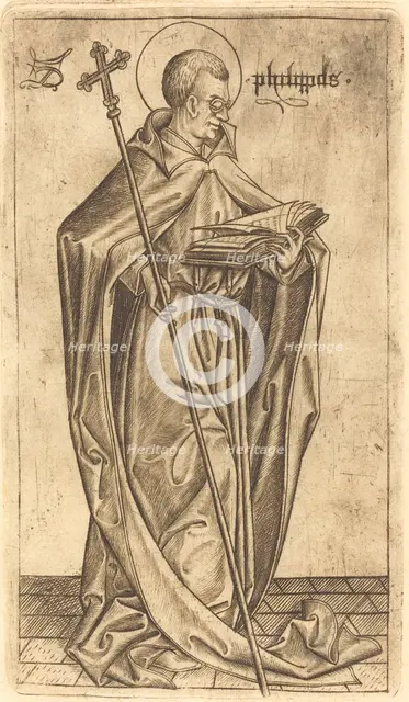 Saint Philip, c. 1470/1480. Creator: Israhel van Meckenem.