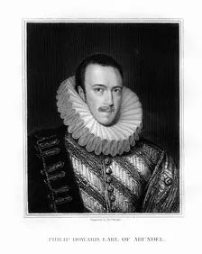 Saint Philip Howard, 20th Earl of Arundel, English nobleman, (1826).Artist: T Wright