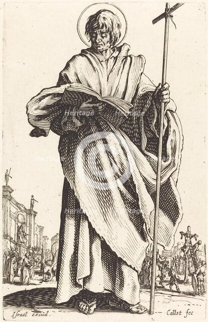 Saint Philip, published 1631. Creator: Jacques Callot.