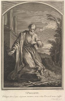 Saint Philippe, 1726. Creator: Michel Aubert