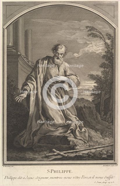 Saint Philippe, 1726. Creator: Michel Aubert.
