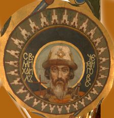 Saint Prince Michael of Chernigov, 1885-1896. Artist: Vasnetsov, Viktor Mikhaylovich (1848-1926)