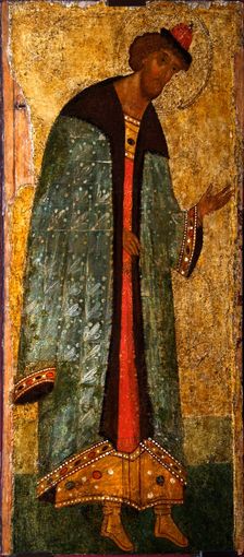 Saint Prince Boris, 15th century. Creator: Russian icon