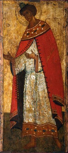 Saint Prince Gleb, 15th century. Creator: Russian icon
