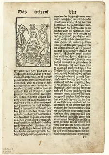 Saint Quiriaco from Heiligenleben (Lives of the Saints), Plate 8 from Woodcuts from..., 1929. Creators: Unknown, Johann Schönsperger the Elder, Jacobus de Voragine, Wilhelm Ludwig Schreiber