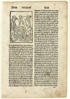 Saint Quiriaco from Heiligenleben (Lives of the Saints), Plate 8 from Woodcuts from..., 1929. Creators: Unknown, Johann Schönsperger the Elder, Jacobus de Voragine, Wilhelm Ludwig Schreiber