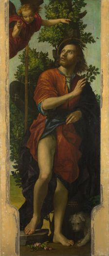 Saint Roch, 1518. Artist: Morando, Paolo (ca 1486/8 - 1522)