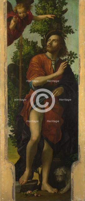 Saint Roch, 1518. Artist: Morando, Paolo (ca 1486/8 - 1522)