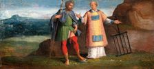 Saint Roch and Saint Laurence, c1530s. Creator: Benvenuto Tisi da Garofalo