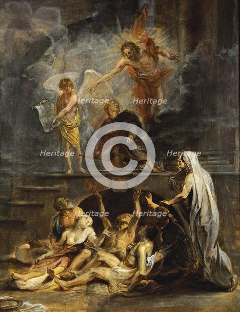 Saint Roch as Patron of Plague Victims, 1623. Creator: Workshop of Peter Paul Rubens.