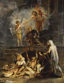 Saint Roch as Patron of Plague Victims, 1623. Creator: Workshop of Peter Paul Rubens