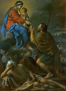Saint Roch begs the Virgin Mary for liberation from the plague, 1780. Creator: David, Jacques Louis (1748-1825)
