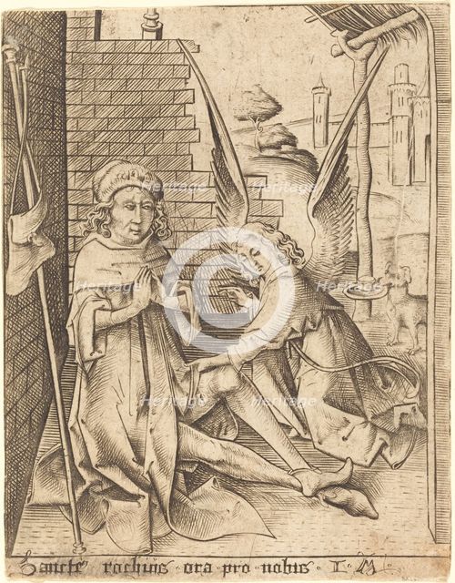 Saint Roch, c. 1490/1500. Creator: Israhel van Meckenem.