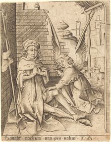 Saint Roch, c. 1490/1500. Creator: Israhel van Meckenem