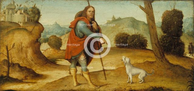 Saint Roch, c1442. Creator: Circle of Francesco Francia.