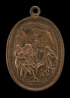 Saint Romuald, Founder of the Camaldolese Order [reverse], 1831. Creator: Giuseppe Cerbara