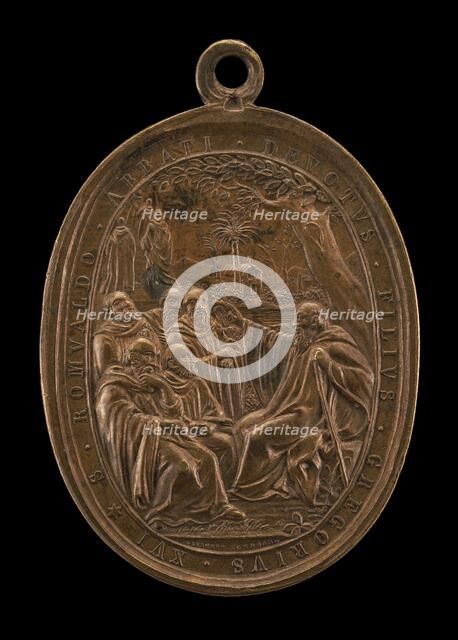 Saint Romuald, Founder of the Camaldolese Order [reverse], 1831. Creator: Giuseppe Cerbara.