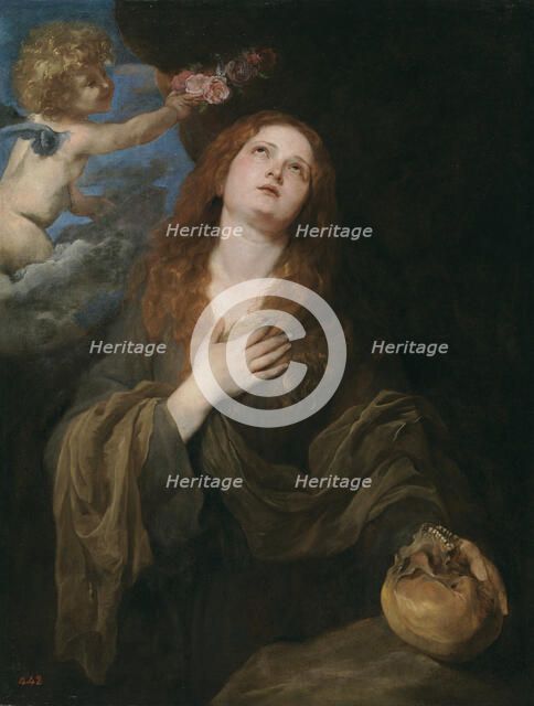 Saint Rosalia. Artist: Dyck, Sir Anthony van (1599-1641)
