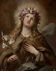 Saint Rosalia, c1697. Creator: Luca Giordano