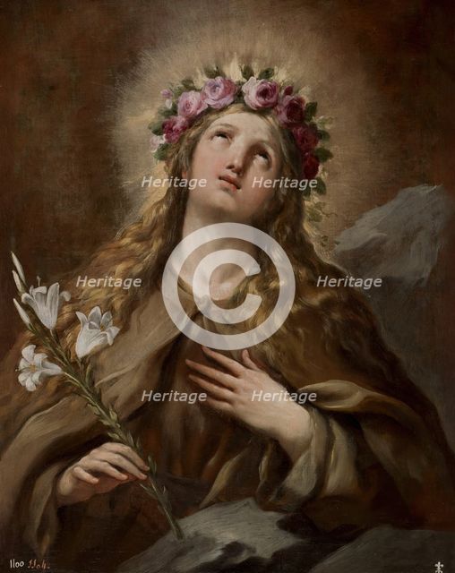 Saint Rosalia, c1697. Creator: Luca Giordano.