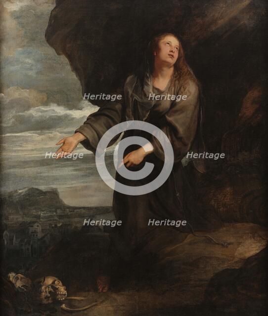 Saint Rosalia Interceding for the City of Palermo, c.1630. Creator: Dyck, Sir Anthony van (1599-1641).