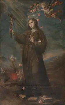 Saint Rose of Viterbo, 1675. Creator: Alonso del Arco