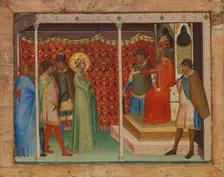 Saint Reparata before the Emperor Decius, ca. 1338-40. Creator: Bernardo Daddi